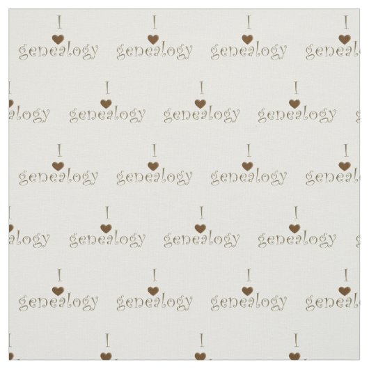 Tissu Généalogie du "coeur" I (Échantillon)