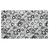 Tissu génial de cercle en noir et blanc (Fat Quarter)