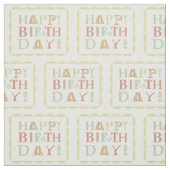 Tissu génial de joyeux anniversaire (Échantillon)