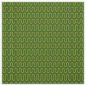 Tissu Geometric Pattern in Jamaican Flag Colours (Échantillon)