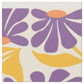 Tissu Geometric Purple and Yellow Pattern Fabric (Fermer)