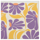 Tissu Geometric Purple and Yellow Pattern Fabric (Échantillon)