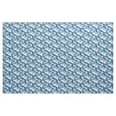 Tissu Géométrie bleu sarcelle (Yard)