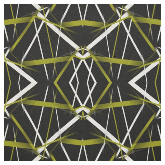 Tissu Géométrie Urbaine Olive-Vert (Échantillon)