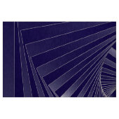 Tissu géométrie zèbre bleue (Fat Quarter)