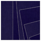 Tissu géométrie zèbre bleue (Échantillon)