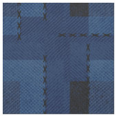 Tissu Géométrique à texture bleu foncé (Fermer)