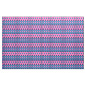 Tissu géométrique bleu rose (Fat Quarter)