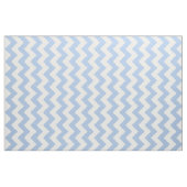 Tissu géométrique de zigzag bleu-clair et blanc (Fat Quarter)