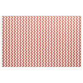 Tissu géométrique de zigzag orange et blanc (Yard)