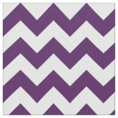 Tissu géométrique de zigzag pourpre et blanc (fermé)