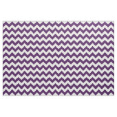 Tissu géométrique de zigzag pourpre et blanc (Fat Quarter)