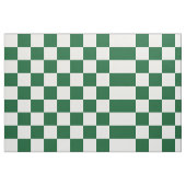 Tissu géométrique vert et blanc Checkered (Fat Quarter)