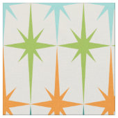 Tissu géométrique vintage de Starbursts (Fermer)