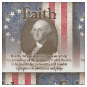 Tissu George Washington - foi (Fermer)