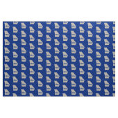 TISSU GÉORGIE D'ÉTAT BLEUE (Yard)