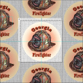 Tissu Géorgie Pompier (Carreau)