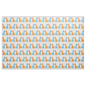 Tissu Ginger cat et blue cat (Yard)