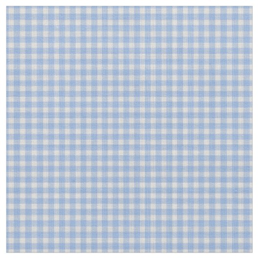 Tissu Gingham à carreaux bleu royal clair (Fermer)