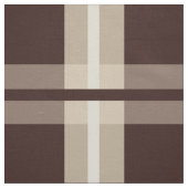 Tissu Gingham | Marron et Beige (Échantillon)