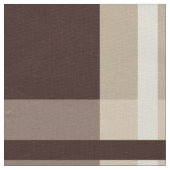 Tissu Gingham | Marron et Beige (Détail)