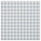 Tissu Gingham Pattern Coastal Checkered White Muted Blue (Échantillon)