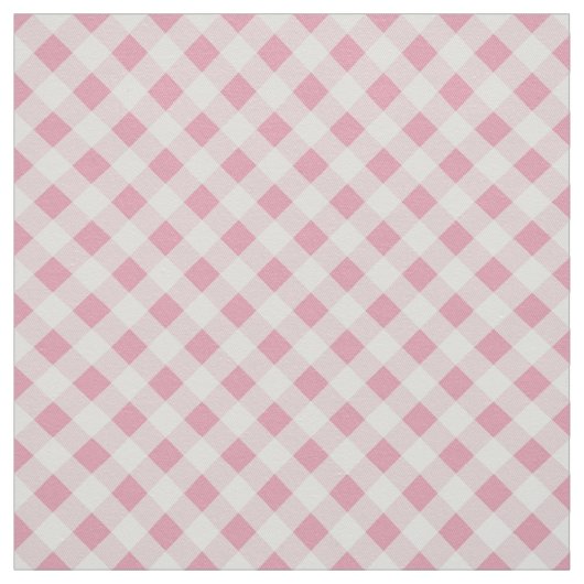 Tissu Gingham rose (Échantillon)