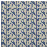 Tissu ginkgo bleu (Échantillon)