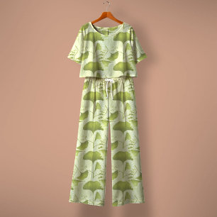 Tissu Ginkgo Green