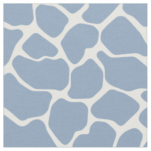 Tissu Girafe bleue de safari de roche