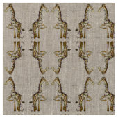 Tissu Girafe brillante (Fermer)