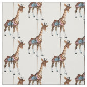 Tissu Girafe d'écho de gorge (Échantillon)