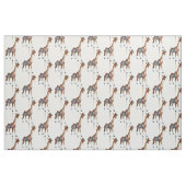 Tissu Girafe d'écho de gorge (Fat Quarter)