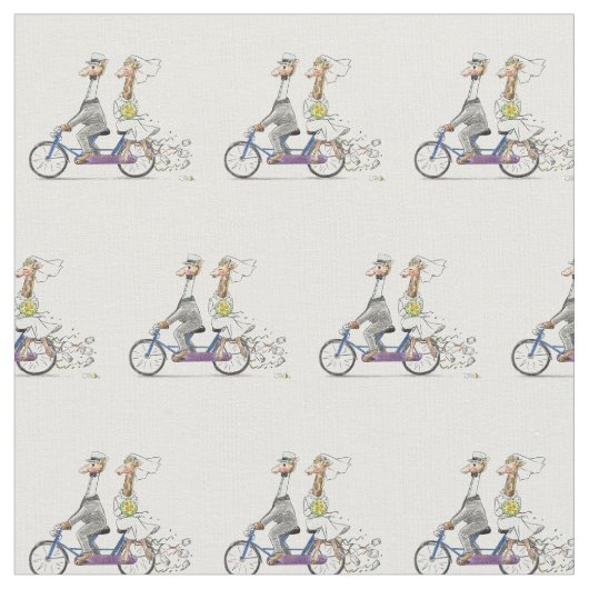 Tissu girafe mariage (Fermer)