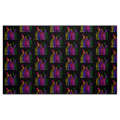 Tissu Girafes colorées (Fat Quarter)