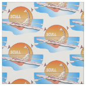 Tissu Giraffe Bateau à aubes à simple coque (Échantillon)