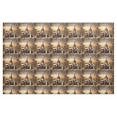 Tissu Giraffe Grooves : Une Sérénade Bongo dans la Savan (Fat Quarter)