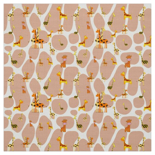 Tissu Giraffes (Échantillon)