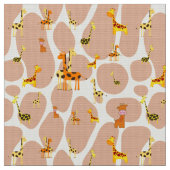 Tissu Giraffes (Fermer)