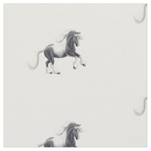 Tissu gitan vif de cheval de Vanner (Fermer)