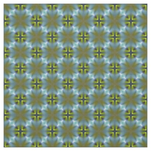 Tissu Glitch2 Bleu Vert Artisanat Fabric (Échantillon)