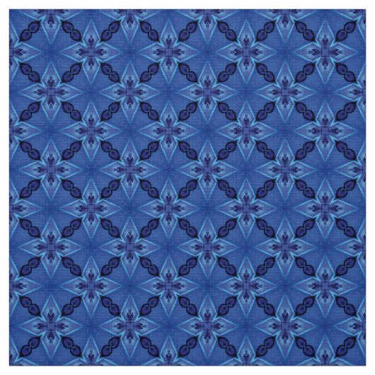 Tissu Glitch2 Blue Quilting, appliqué et artisanat Fabri (Échantillon)