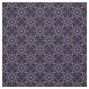 Tissu Glitch2 Huit bleu Star Motif Fabric