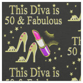TISSU GLITZY GOLD 50E ANNIVERSAIRE DIVA DESIGN (Fermer)