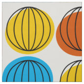 Tissu Globe Multi grand (Échantillon)