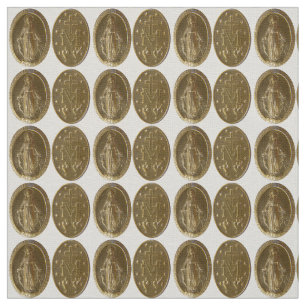 Tissu gloire à la médaille miraculeuse