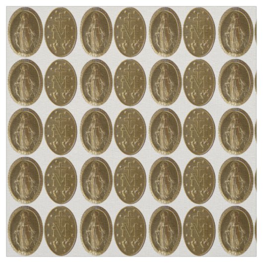 Tissu gloire à la médaille miraculeuse (Échantillon)
