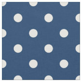 Tissu Gloire Ancienne Bleu Blanc Points (Fermer)
