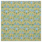 Tissu Gloire de matin bleue faite sur commande sur le (Échantillon)