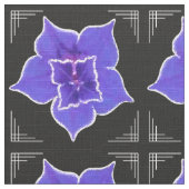 Tissu Gloire de matin de Deco-ish d'art - pourpre sur le (Détail)